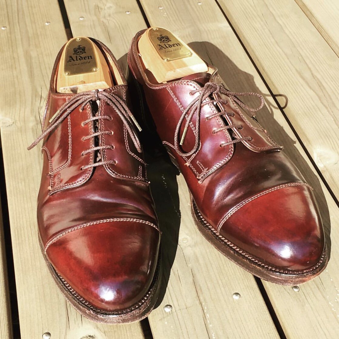 aldencaptoe2160马臀皮三接头绅士低帮休闲皮鞋休闲皮鞋