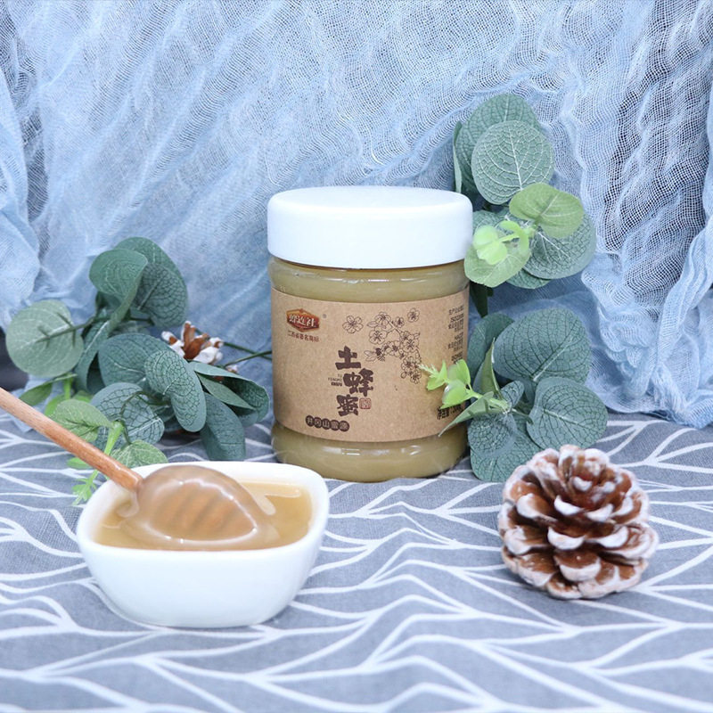 农家自产中华土蜂蜜礼盒装两斤2瓶健康养生泡茶蘸面包馒头土巢蜜