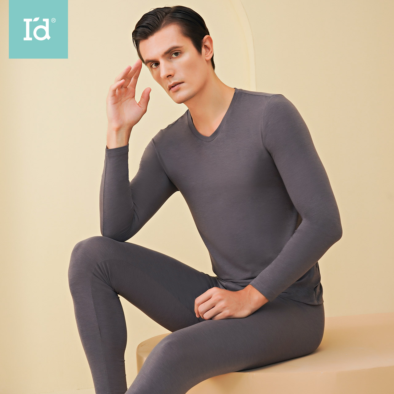 爱帝德绒发热黑科技保暖内衣秋衣秋裤薄款套装防寒保暖套装