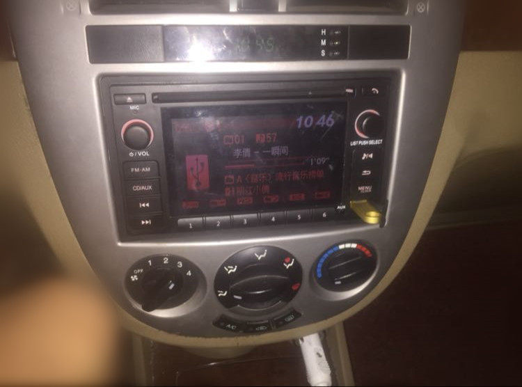 cd适用君越收音蓝牙缤智原厂改装君威别克车载cd机