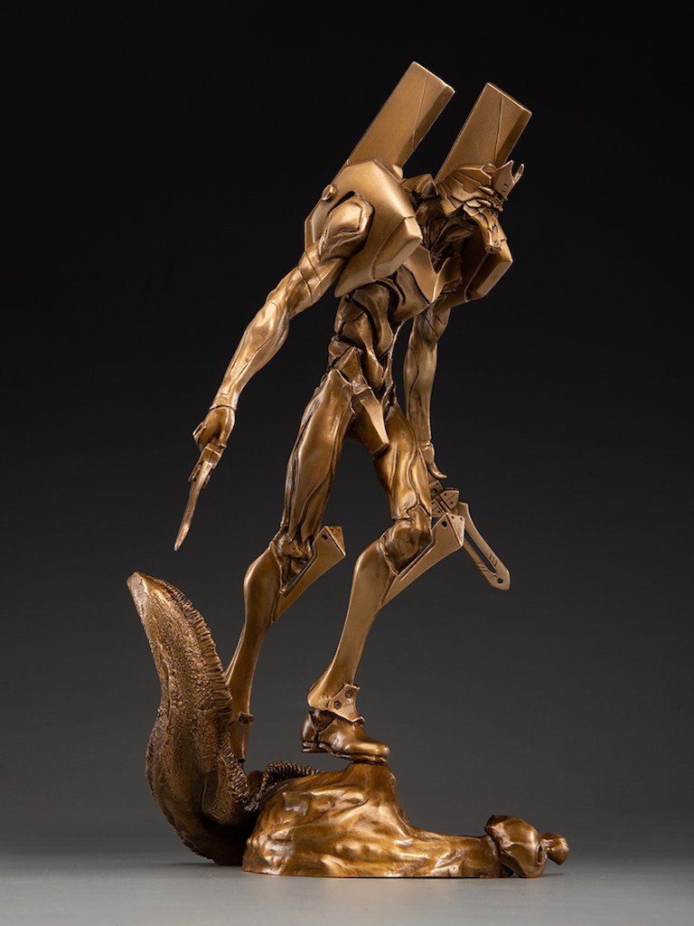 奥格瑞玛青铜精工奥格精品eva2号机铜雕摆件手办手办