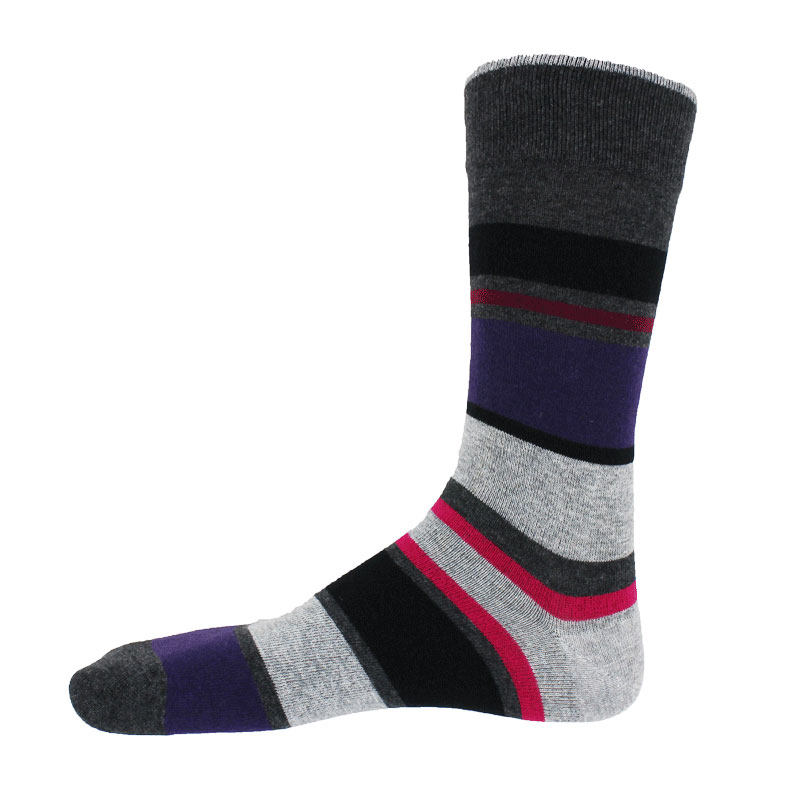 英国英伦绅士西装防臭休闲条纹中筒潮花袜子中筒袜