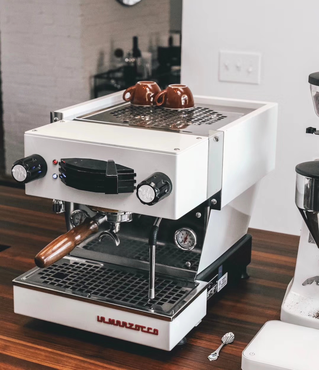 辣妈lamarzoccolineamini咖啡机意大利式家商用单头半自动家用咖啡机