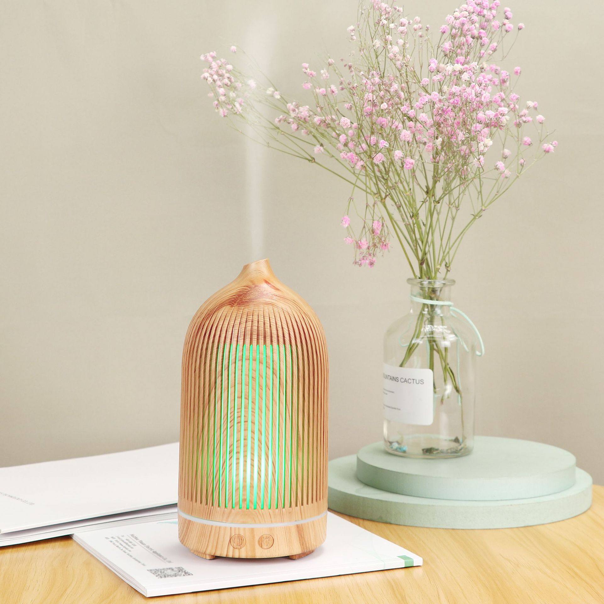 香薰机七彩香薰超声波雾化迷你桌面加湿器家用卧室香薰机