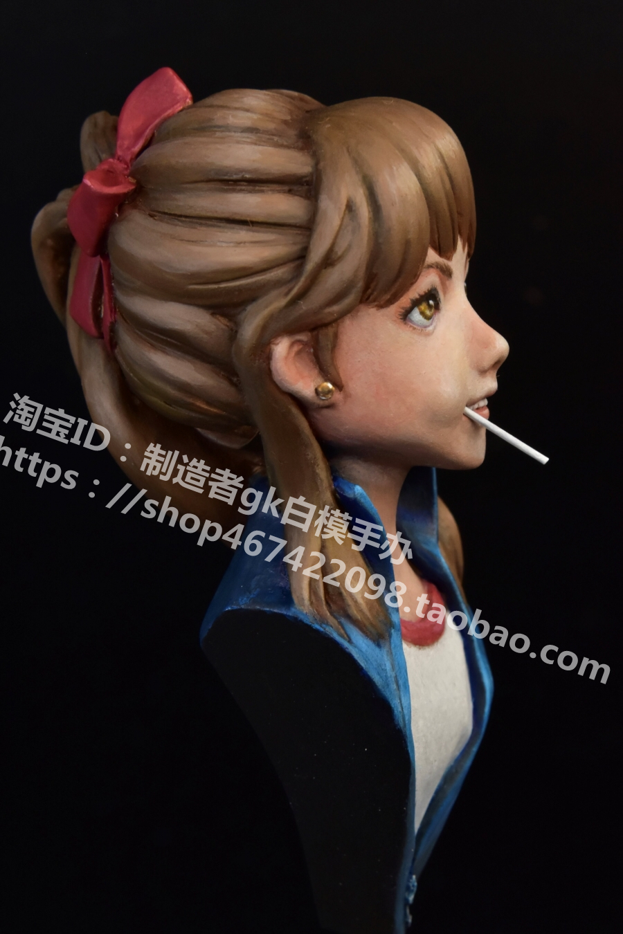 制造者gk白模手办日本糖果美女高中生candyko半身手办