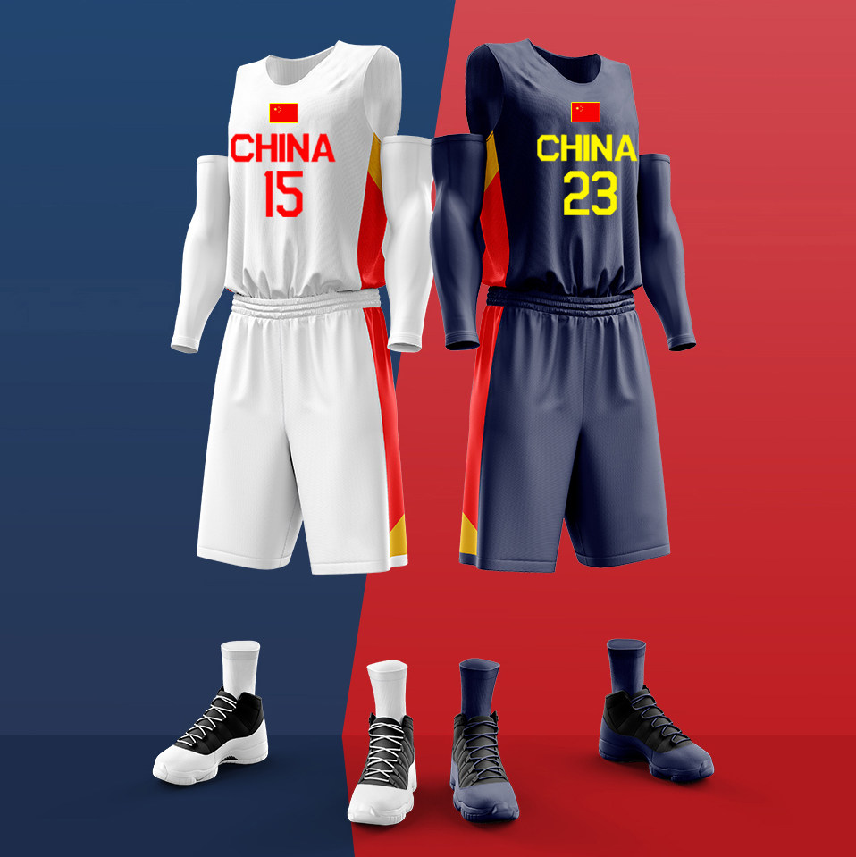 2022定制球衣艾伦郭艾伦明轩胡明轩新款周琦15号篮球服