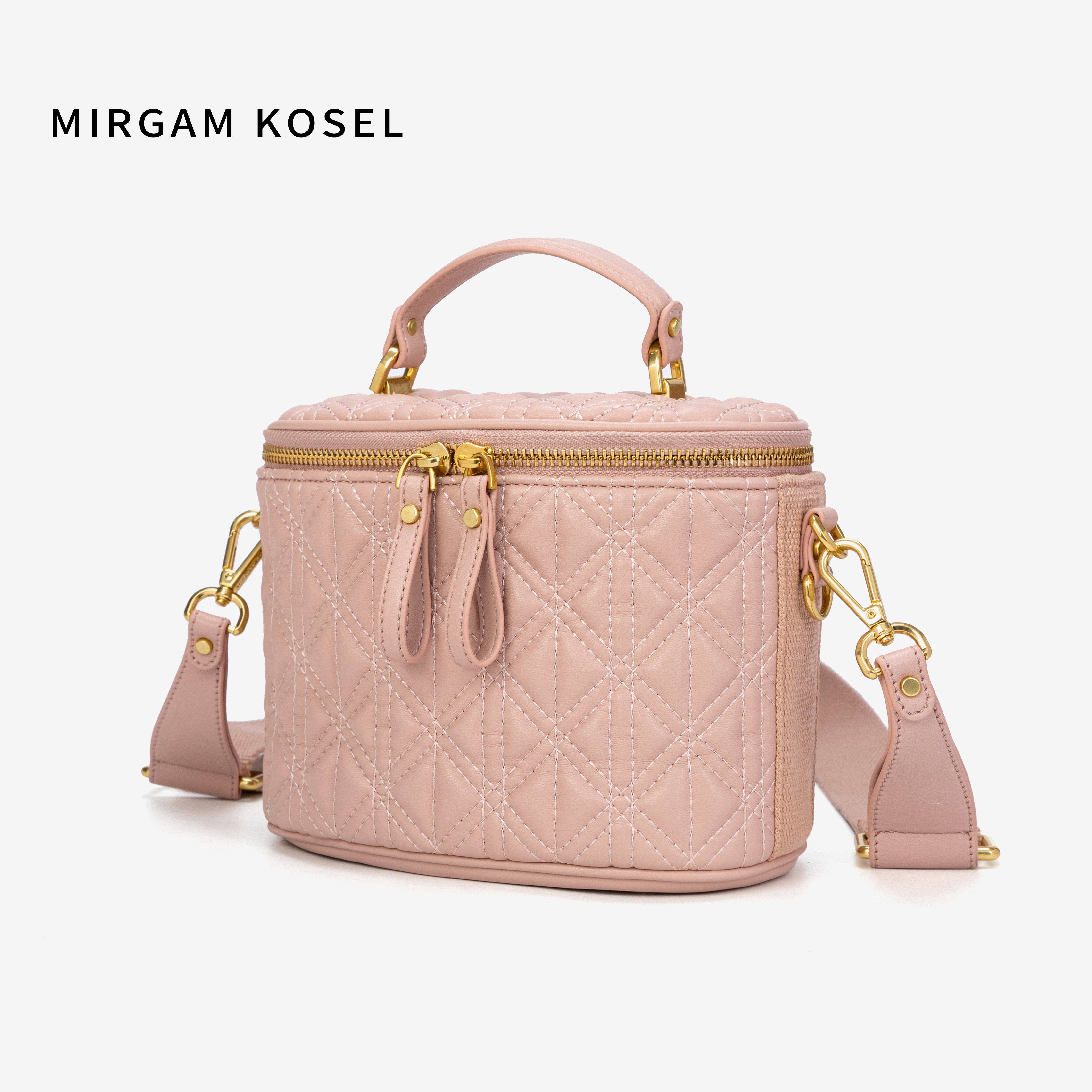 mirgamkosel旗舰店官网mk女包菱格格绣盒子包包女通用款女包