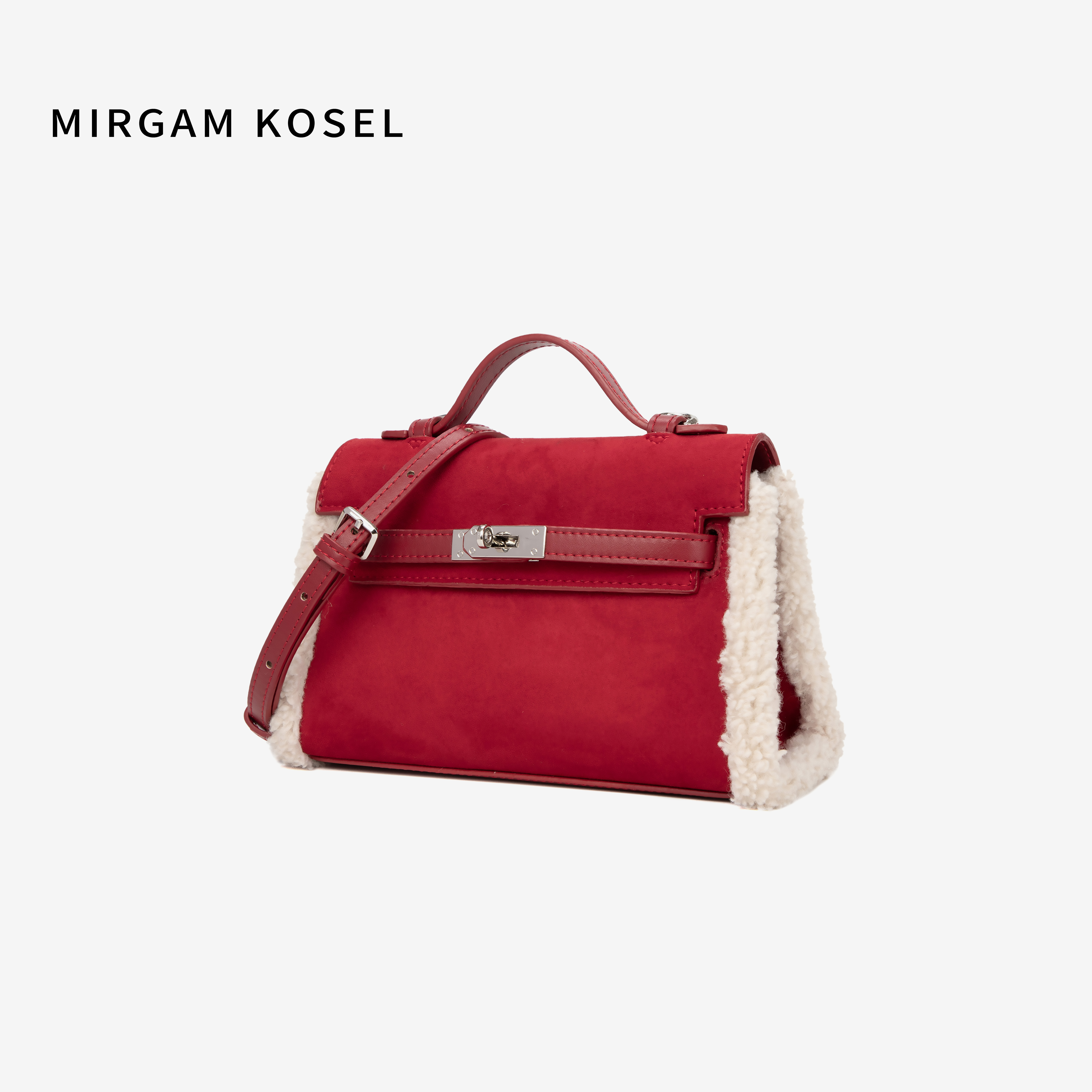 mirgamkosel旗舰店官网mk女包迷你毛毛凯莉包包女通用款女包