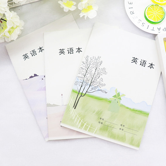 腾盛16k软面抄车线课文本英语作文语文田字笔记本