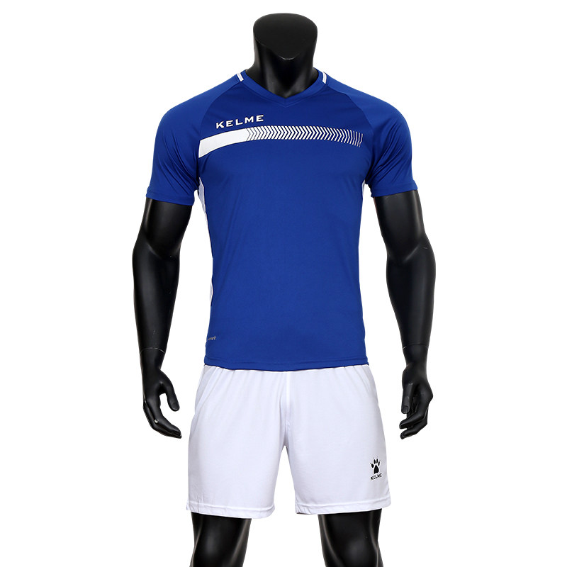 短袖kelme卡尔卡尔美美足球套装恤男训练儿童组队足球服