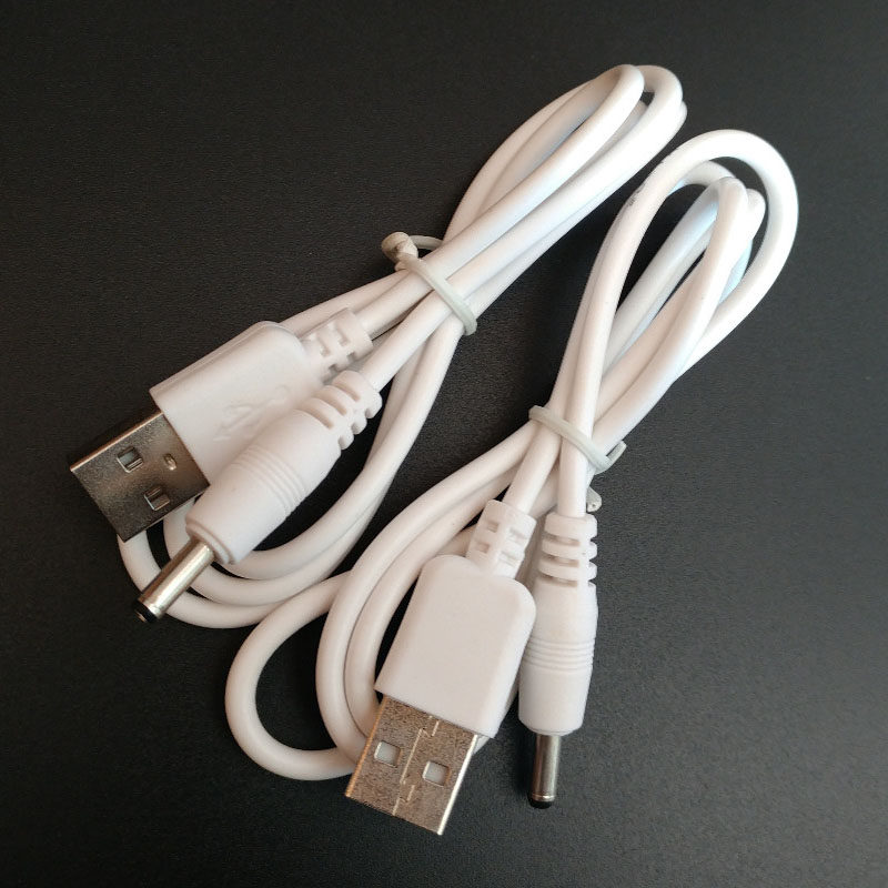 台灯充电电线圆孔35mm圆头foreo露娜洁面luna数据线