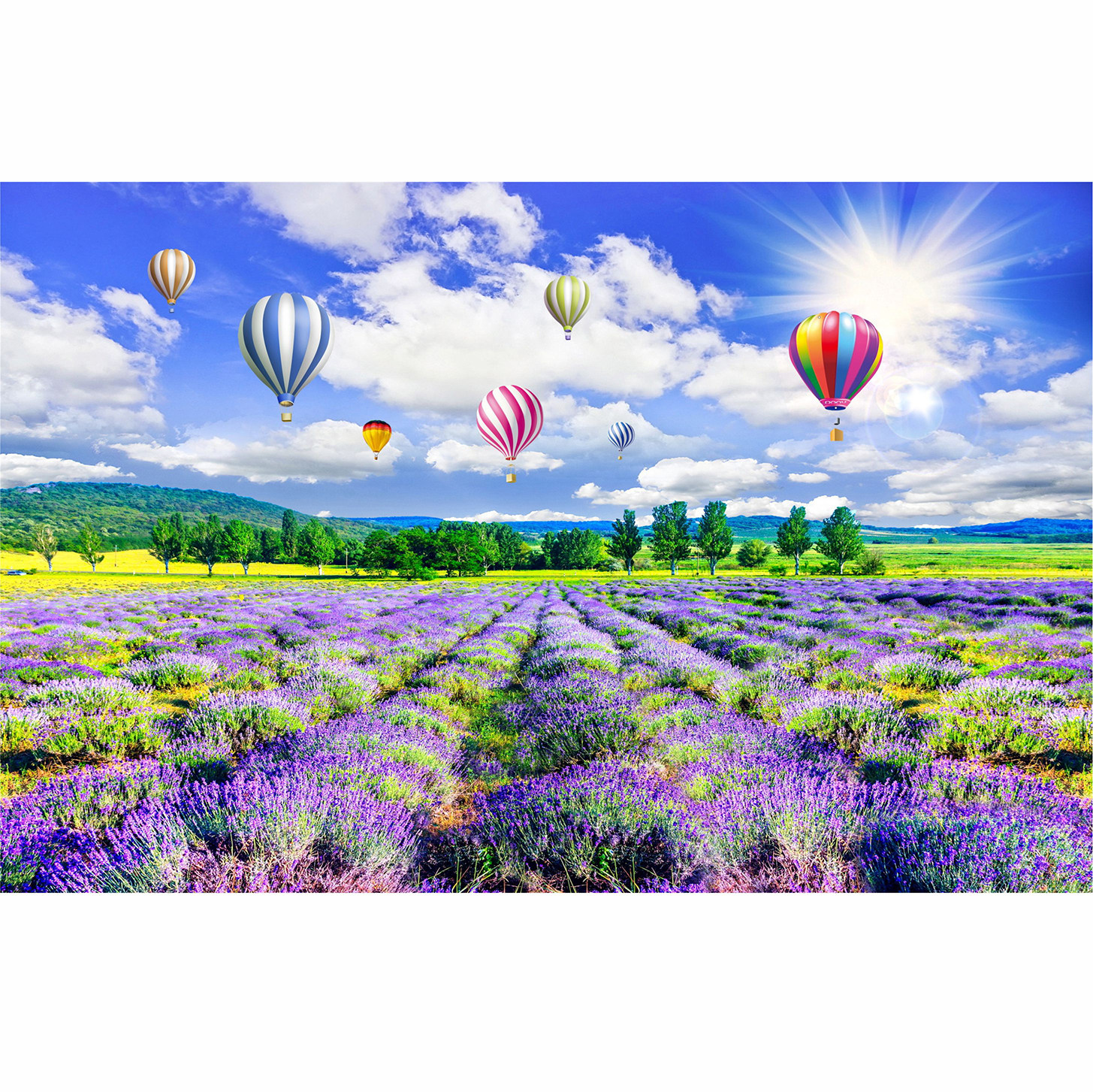 墙面装饰贴画卧室客厅大自然风景画自粘3d立体墙贴