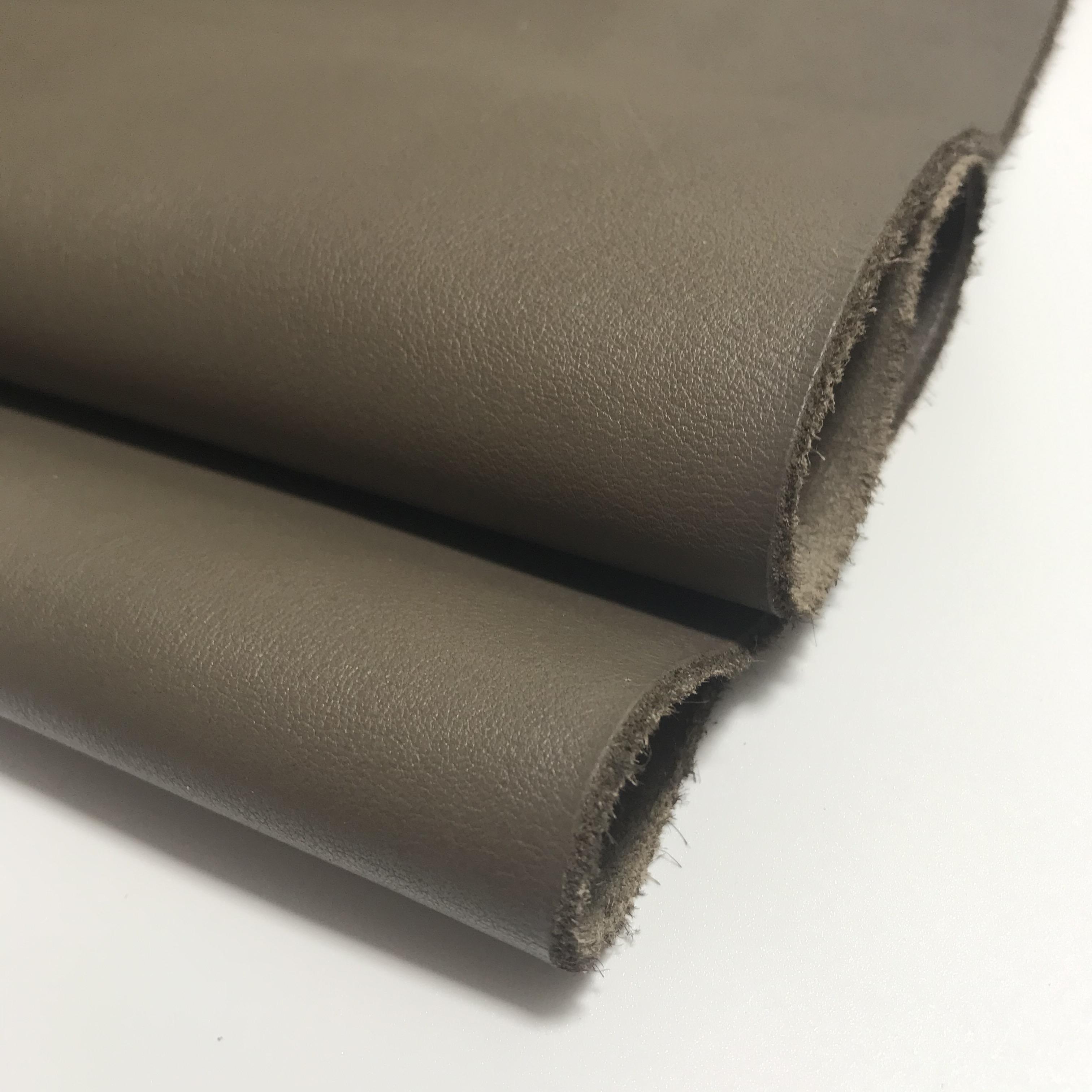 zj04进口口头平纹硬度适中牛皮皮料手工diy皮革