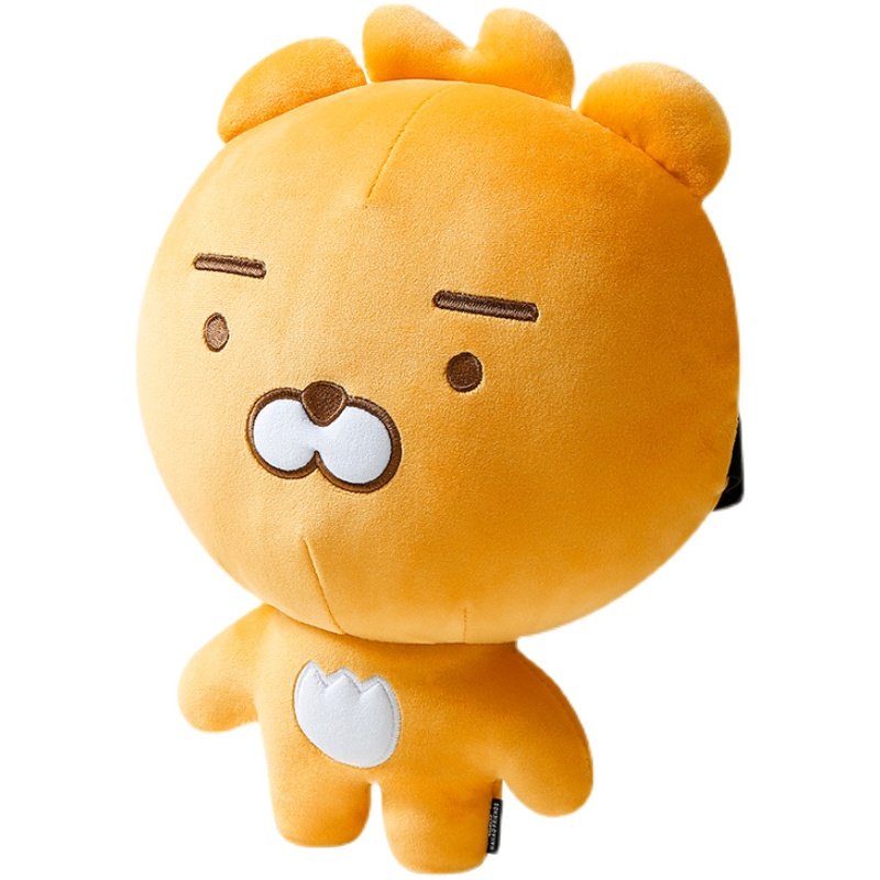 kakaofriends抱枕毛绒卡通汽车腰靠车载ryan枕头头枕动漫毛绒