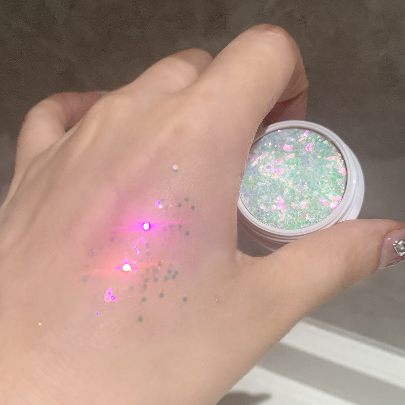 伊缪斯金葱闪单色眼影钻石亮片卧蚕提亮啫喱持久眼影