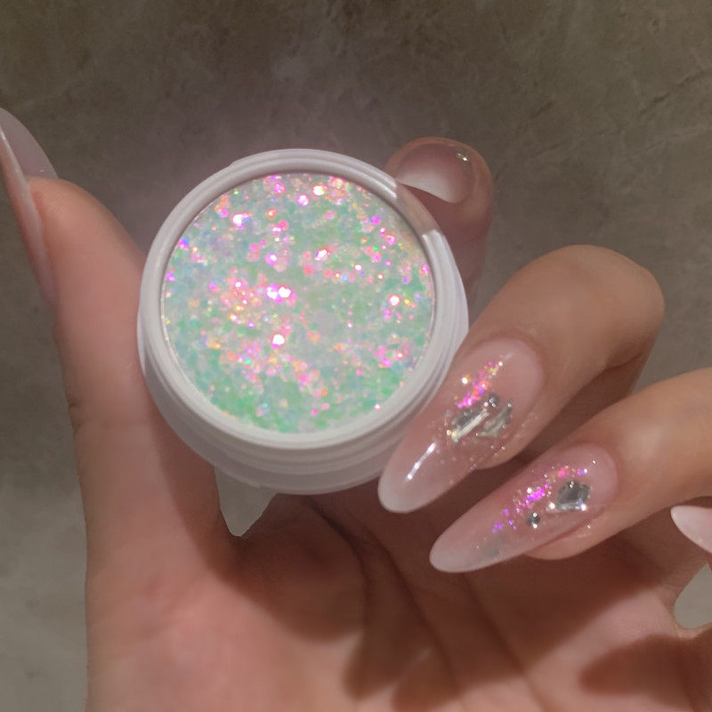 伊缪斯金葱闪单色眼影钻石亮片卧蚕提亮啫喱持久眼影