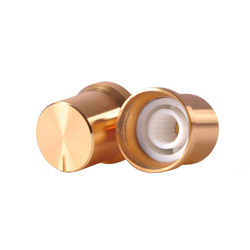 旋钮16mm电位器铝合金旋帽音响金属音量调节帽子音调板