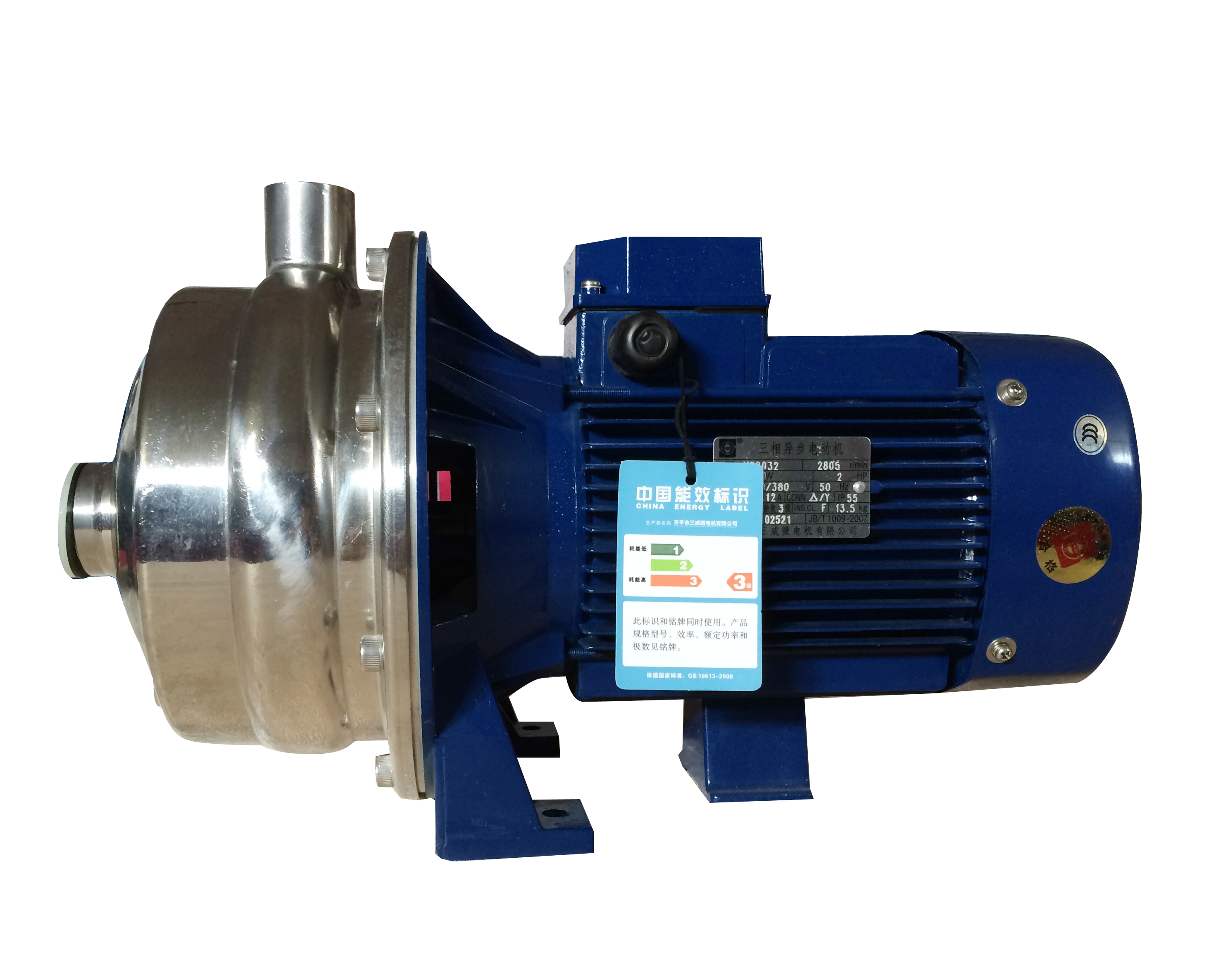 wb120不锈钢离心泵广东粤华单相电动热水水循环食品水泵