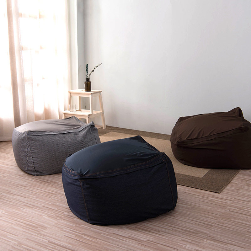 无印良品日式小户户型榻榻米沙发懒人地上单人懒骨头懒人沙发