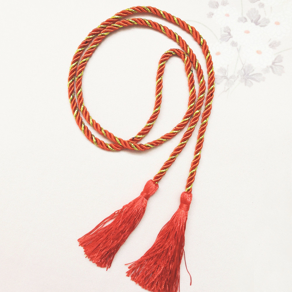 9组花色和服浴衣配件腰封定型带蒂流苏腰绳和服腰封配饰