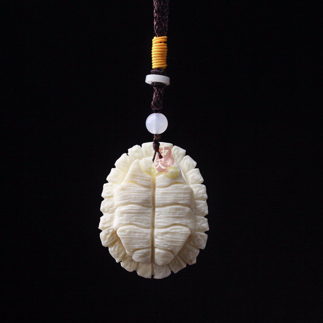 象牙富甲天下乌龟壳手把文玩鱼鳞鳞片汽车挂件吊坠包挂件