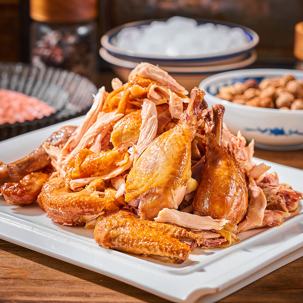 天津特产百年品牌小李烧鸡550g卤味即食