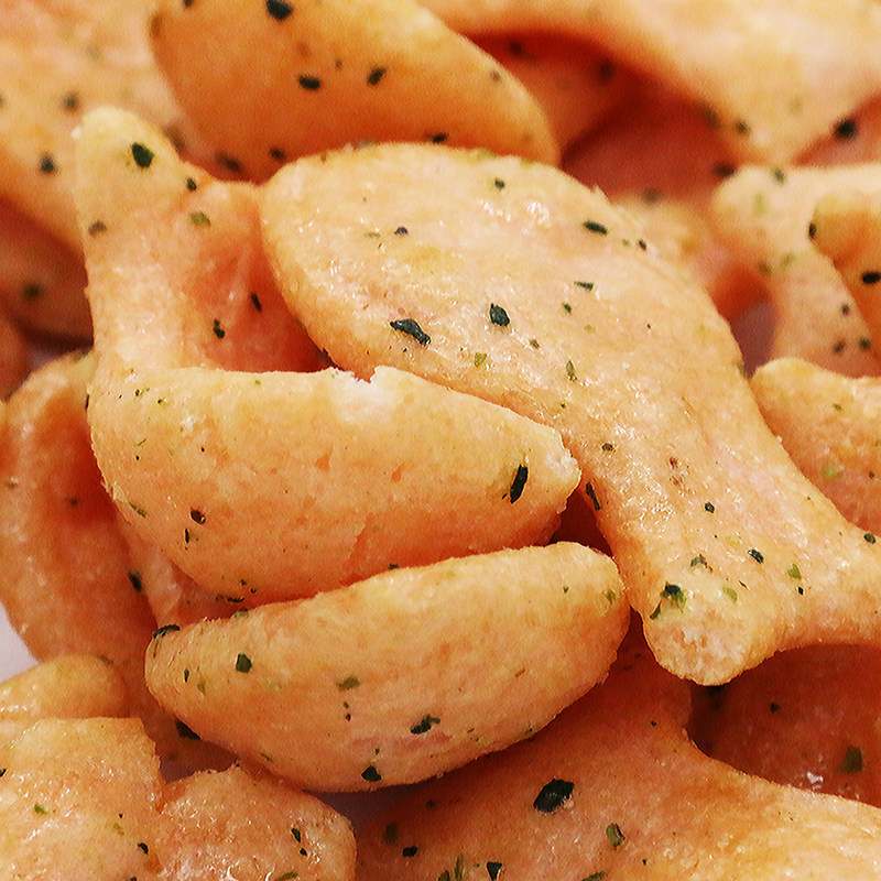 上好佳食品日式鱼果海苔味50g好吃办公室休闲怀旧膨化食品