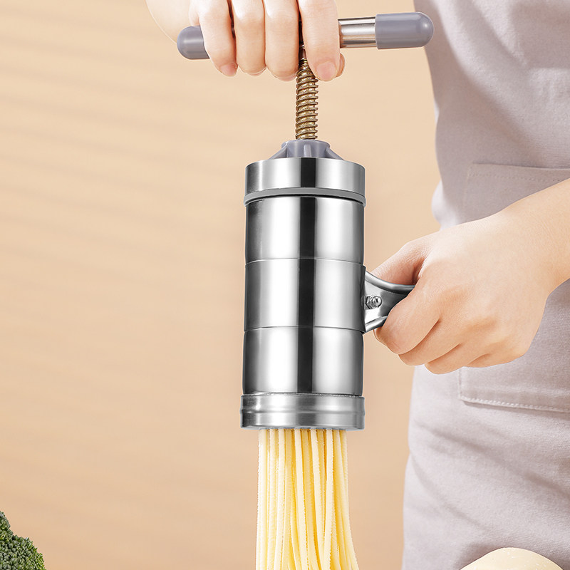 压面机家用手动小型不锈钢压面条机手摇多功能手工切饸饹面机神器