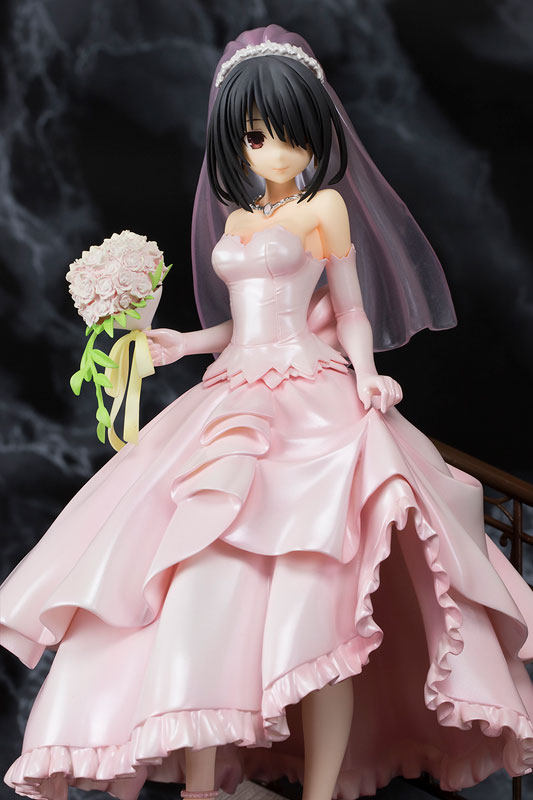 手办pulchra约会大作战 时崎狂三 婚纱 粉色/白色 日版正版 现货
