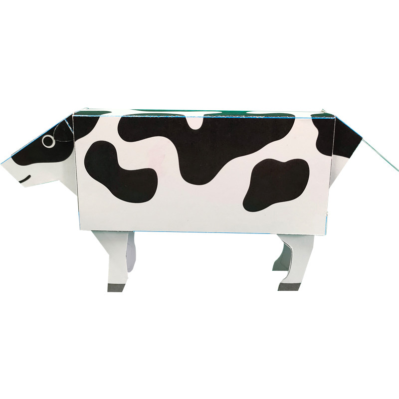 非鱼纸盒奶牛日本机关手工折纸折书中村系列其他类型纸模