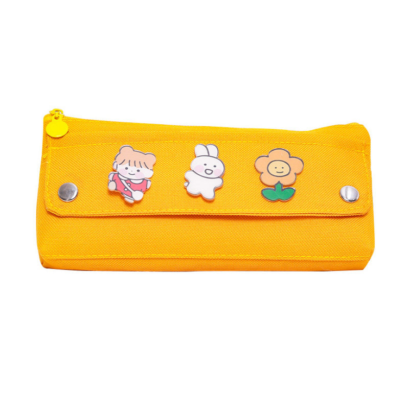 学生简约卡通创意笔盒盐系小清新diy笔袋可爱笔袋
