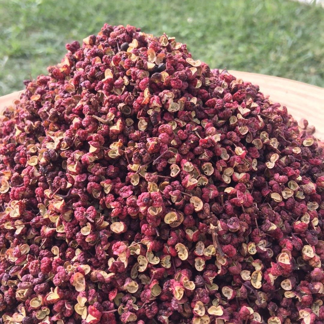 四川川大红袍紫红红麻花椒5斤特又麻特又香花椒