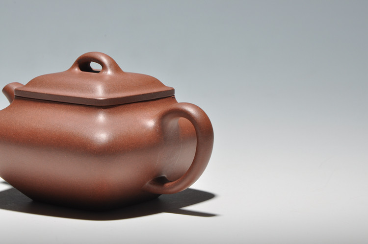 友兰轩 混方四方传炉斗方 全纯手工中小品150cc 老紫泥宜兴紫砂壶