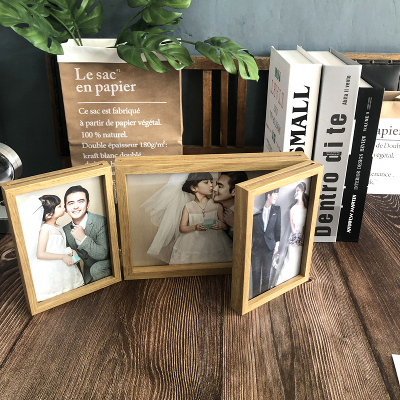 唯伊影楼创意双面组合相框6张照片摆台婚纱相框