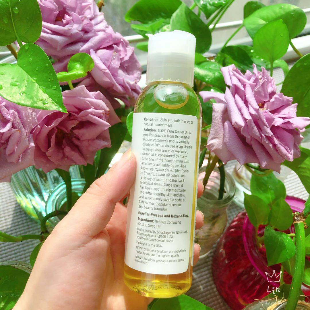 美国原装进口nowfood诺奥蓖麻麻油castoroil118ml基底精油