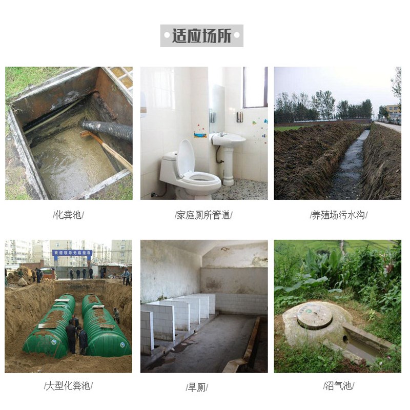 生物化粪池化粪分解高效粪便溶解农村家用强力管道疏通剂