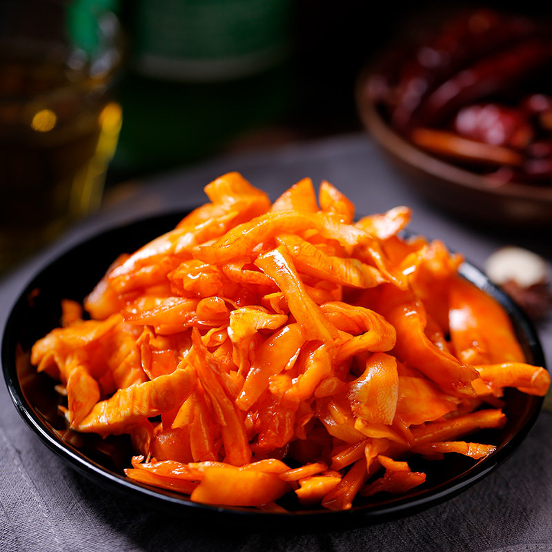 特珍香辣红油脆笋500g/200g独立小包装 休闲办公零食小吃下饭菜