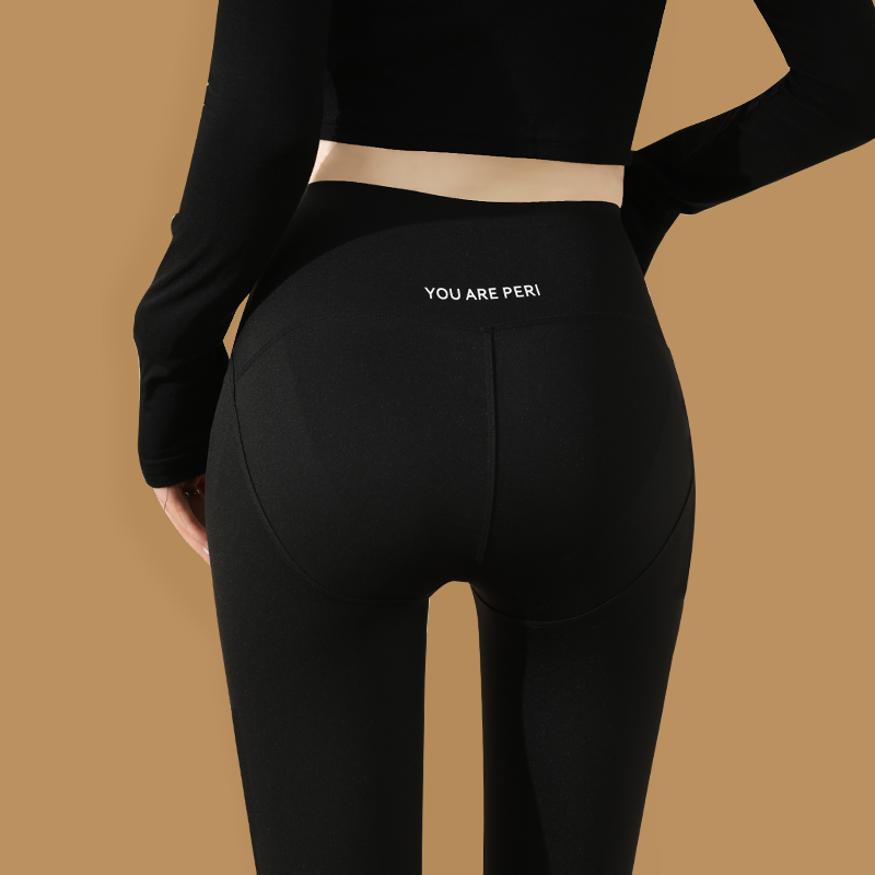 鲨鱼皮打底裤女外穿2022新款秋冬收腹塑形强压高腰加绒芭比瑜伽裤