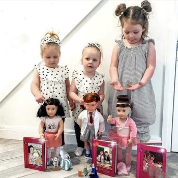 American OG Our Generation Ouji Doll 46cm Large Doll 18 Inch Wink Dress Up ກ່ອງຂອງຂວັນສໍາລັບເດັກນ້ອຍ