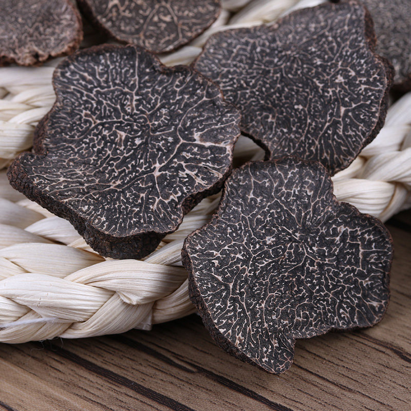 松露干片野生黑松露云南特产高黎贡山黑松露成熟块菌34cm松露50g