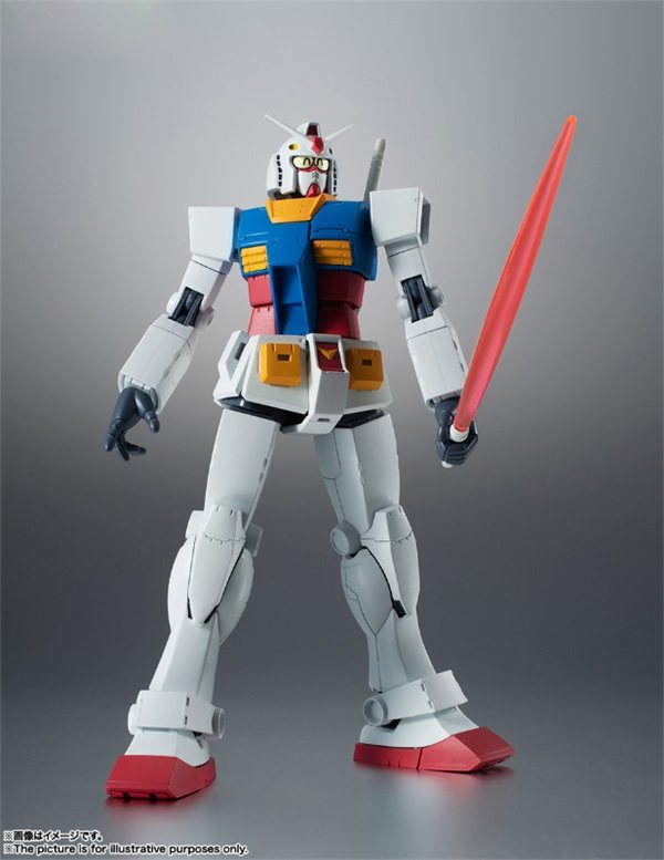 现货万代robotpf-78-1完美高达装甲rx78机器人