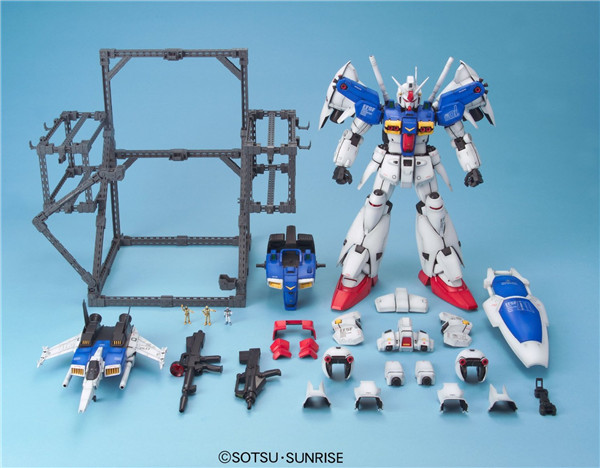 现货包邮 万代 pg 1/60 gp01 gp01fb 高达 玉兰 全方位推进 拼装