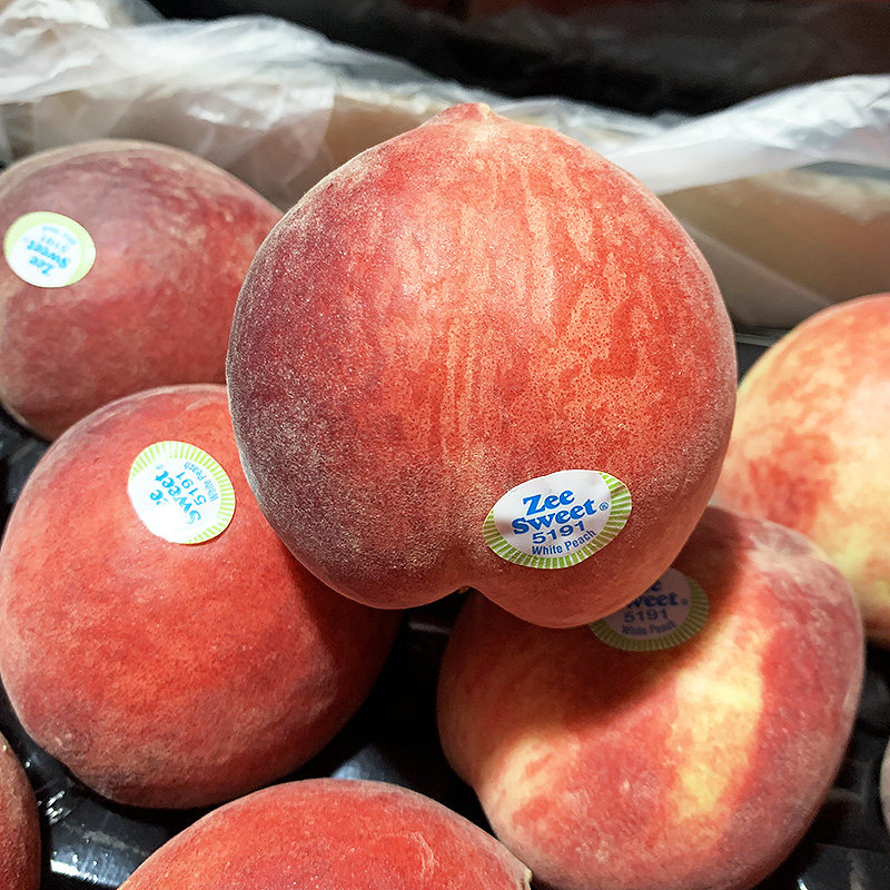 水果澳洲水蜜桃超甜桃子新鲜进口红蜜桃