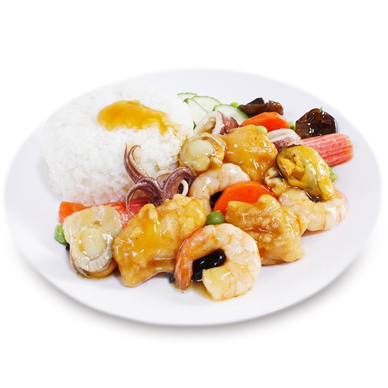 海鲜简餐240g组合全家福虾仁鱼块快餐方便速食其它