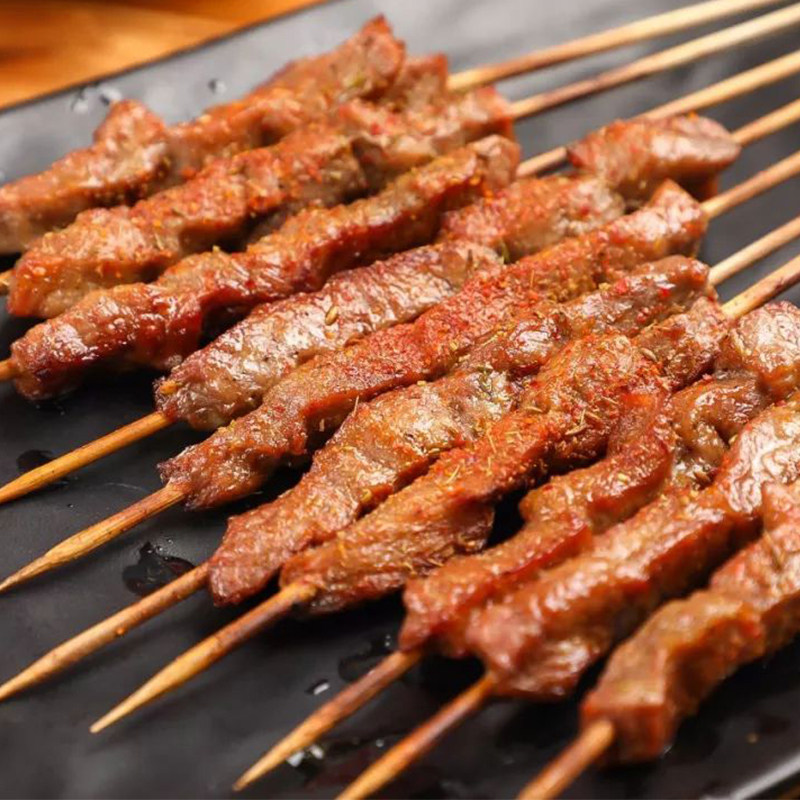 牛肉烧烤新鲜半成品食材冷冻烤串300串生牛肉