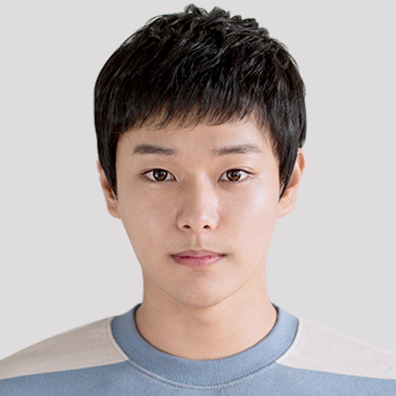 真发短发头套男士帅气发型直发青中年清爽自然利落整