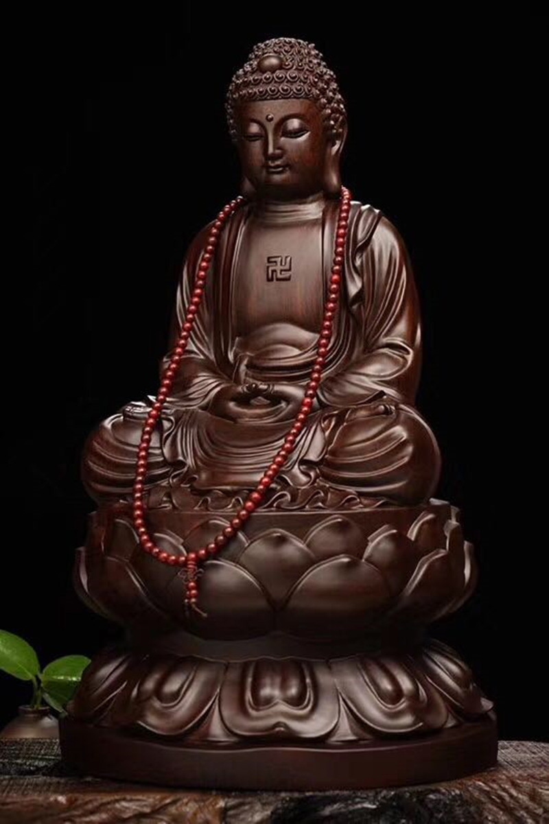 佛像檀木木雕大日如来如来佛药师释迦牟尼阿弥陀佛祖木雕