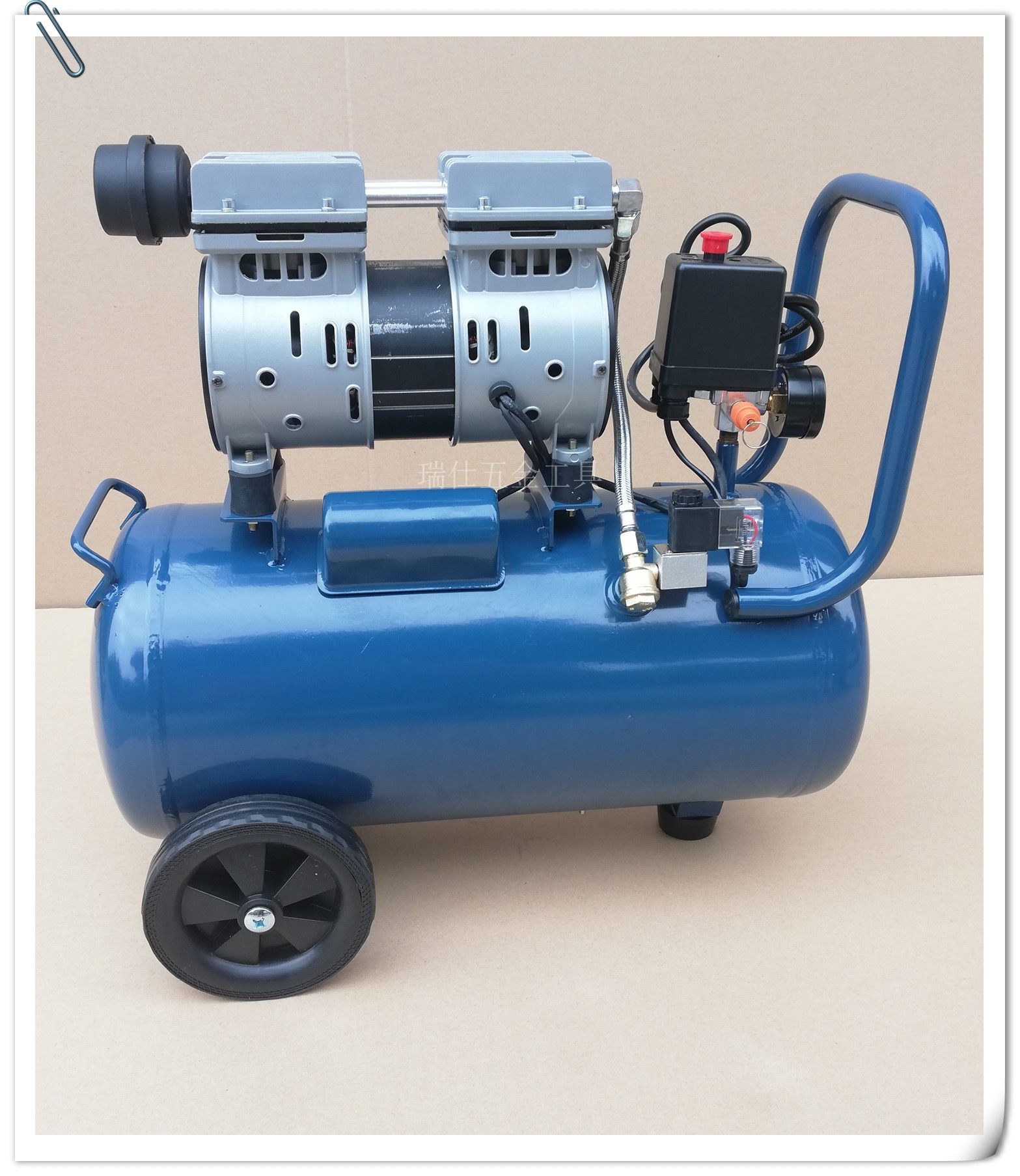 喷漆东成空压机静音24升气泵空气压缩机高压木工冲气机冲气泵