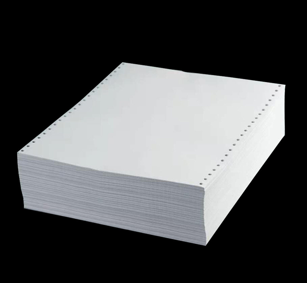 打印纸针式电脑无碳复写纸全白一二一二三三联a3打印纸