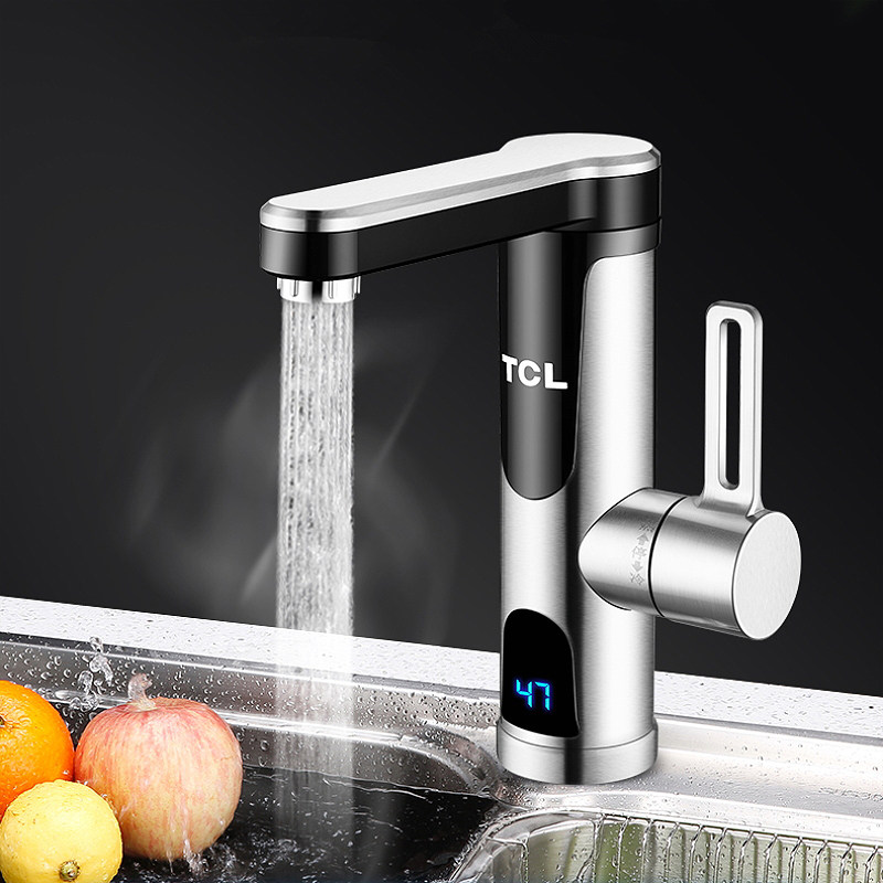 tcl电热电热水水龙头即热数显快速过水加热厨房厨房龙头